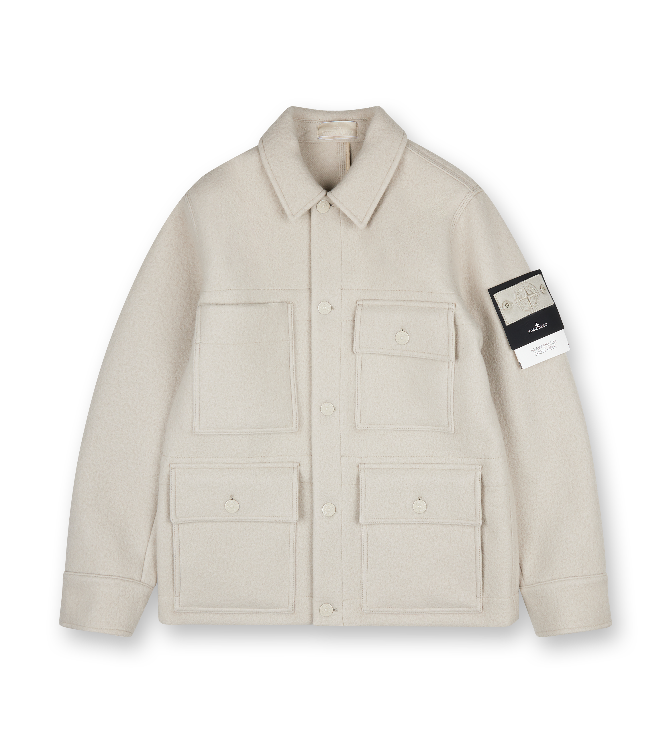 Heavy Melton Ghost Jacket Sand