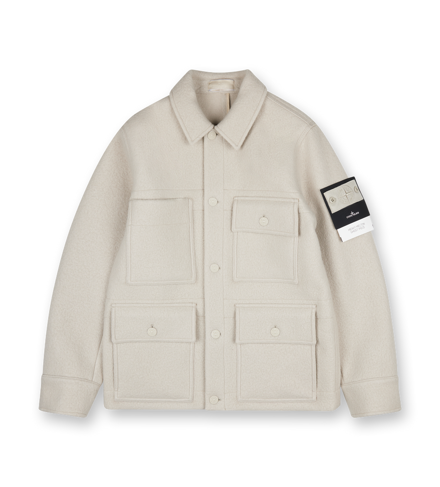 Heavy Melton Ghost Jacket Sand