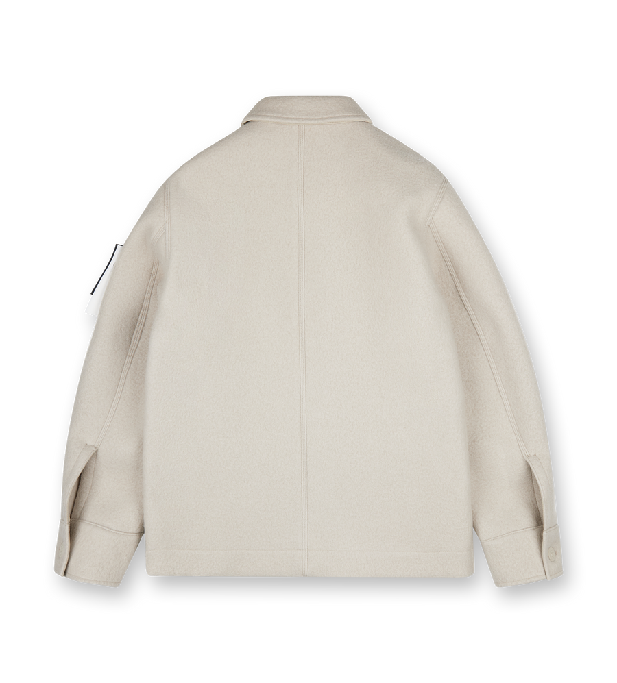 Heavy Melton Ghost Jacket Sand