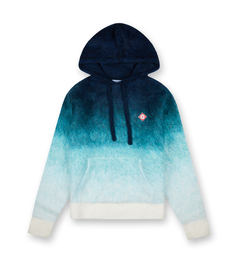 Gradient Mohair Hoodie