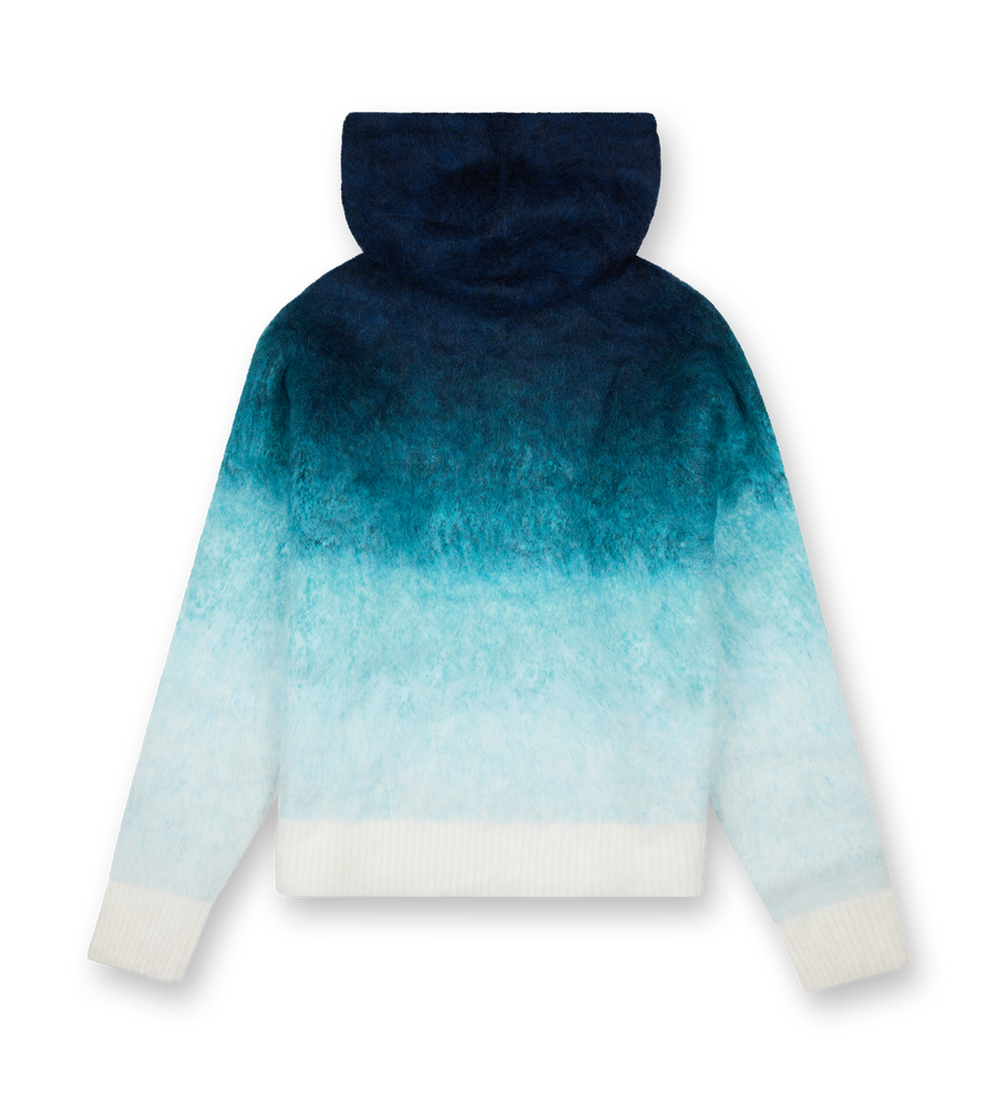 Gradient Mohair Hoodie