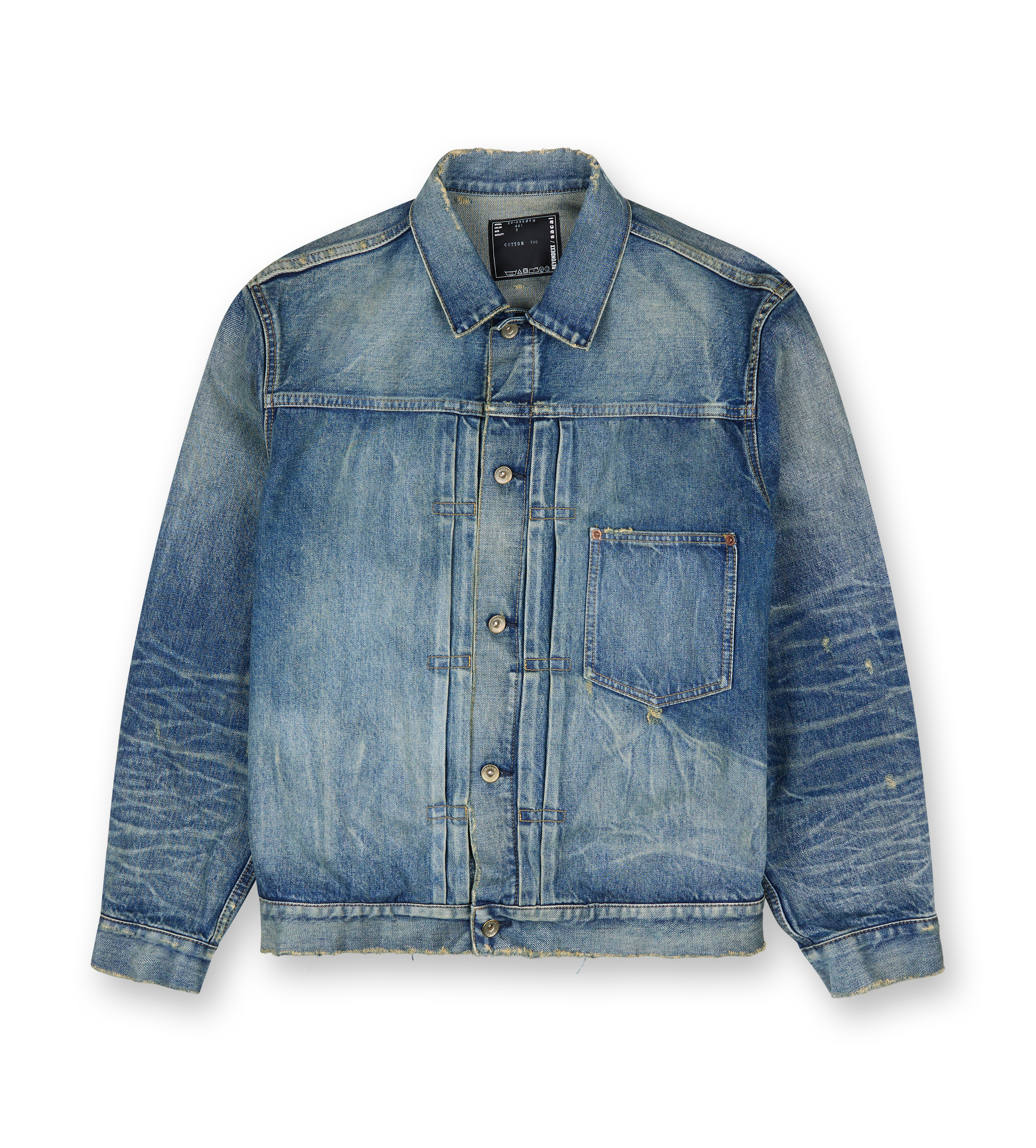 Denim Blouson Blue