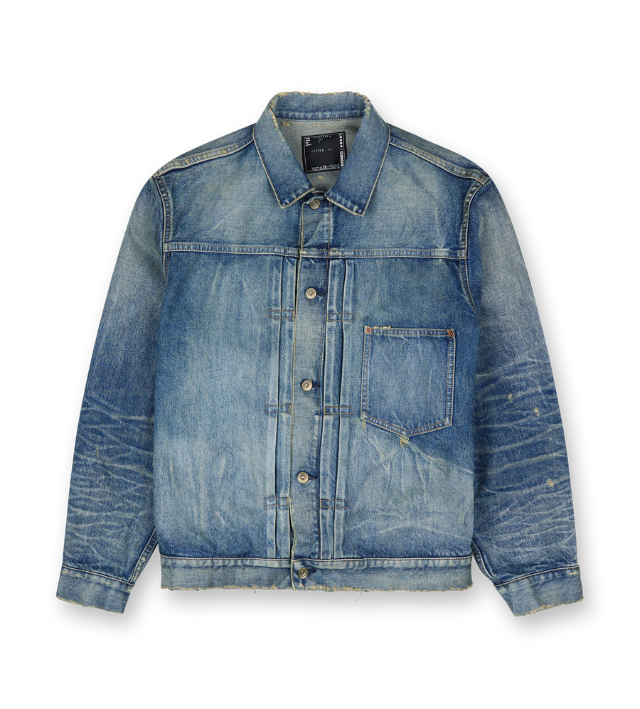 Denim Blouson Blue