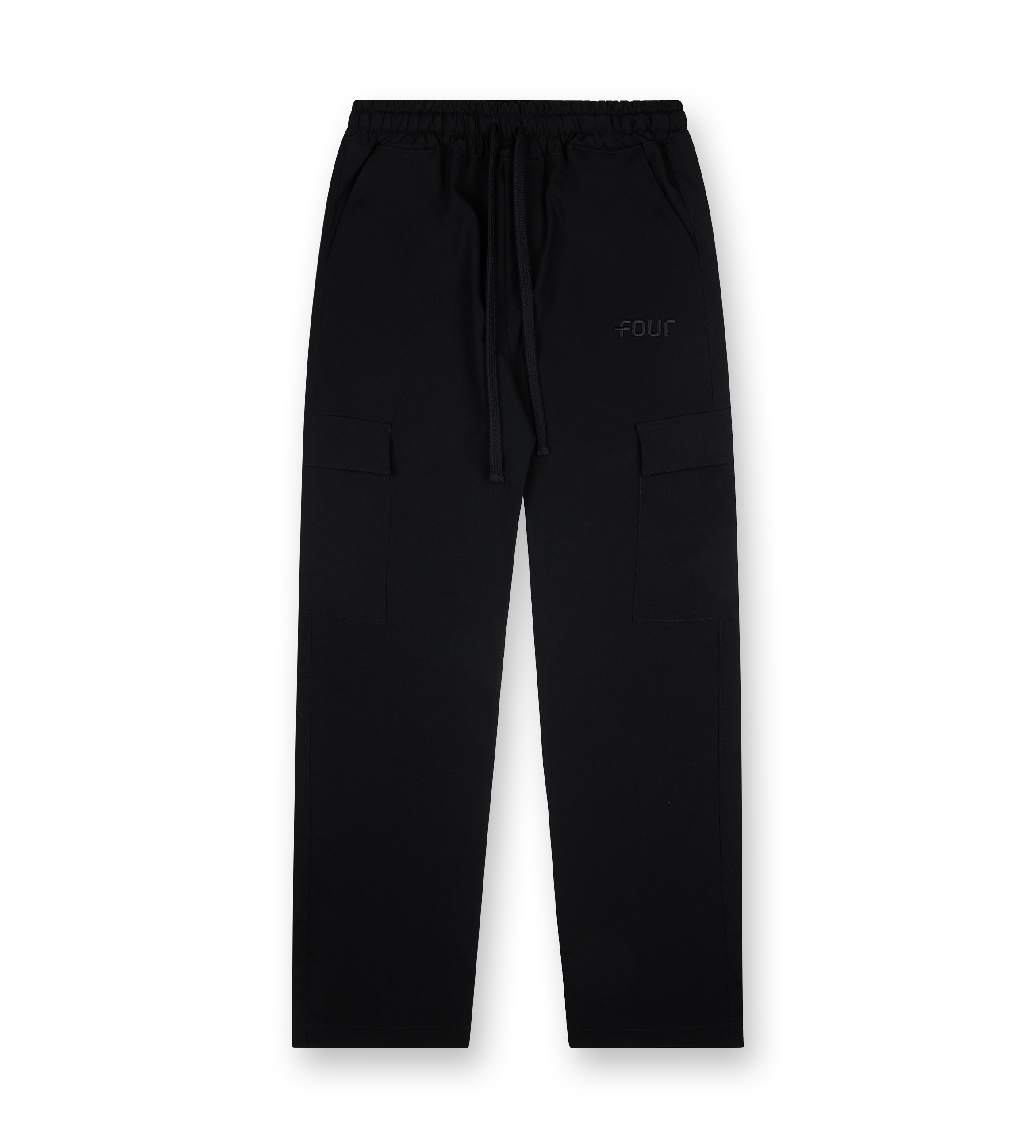 Logo Pantalon Cargo Black