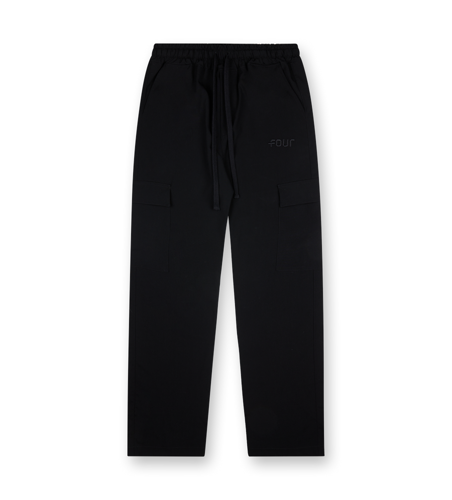 Logo Pantalon Cargo Black