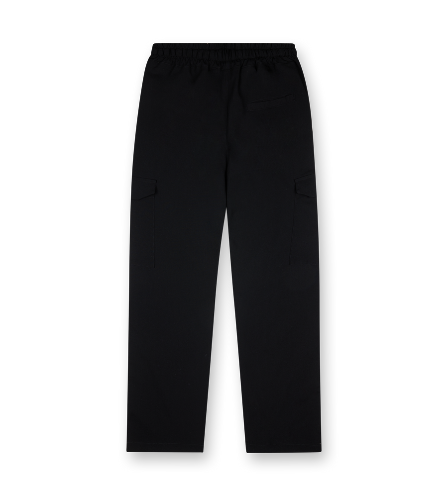 Logo Pantalon Cargo Black