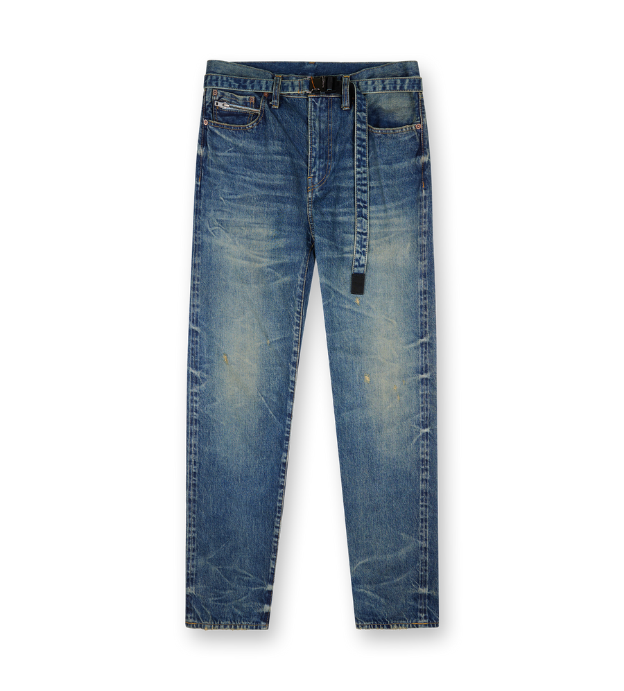 Beyonddexx Denim Pants Blue