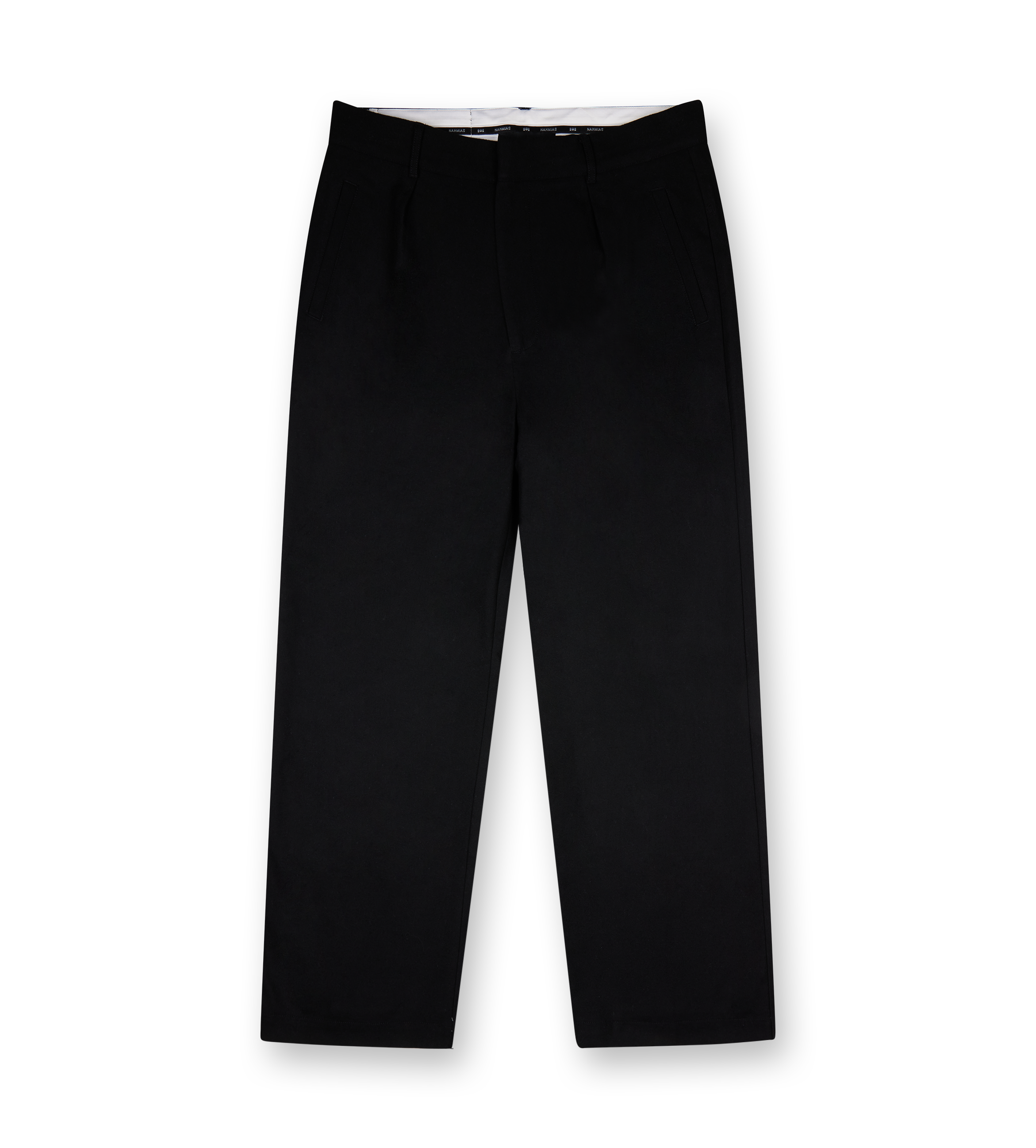 Suiting Pleated Trousers Black