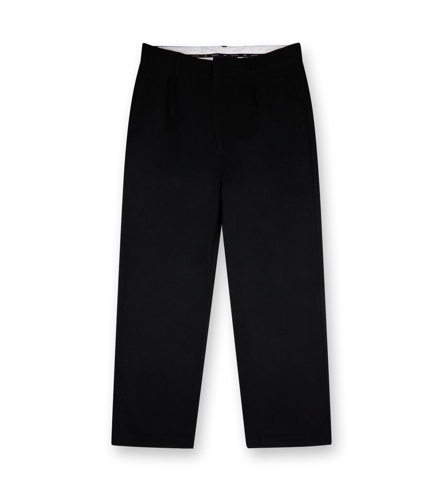 Suiting Pleated Trousers Black