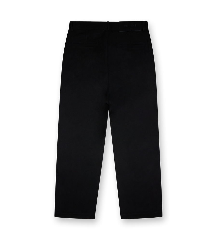 Suiting Pleated Trousers Black