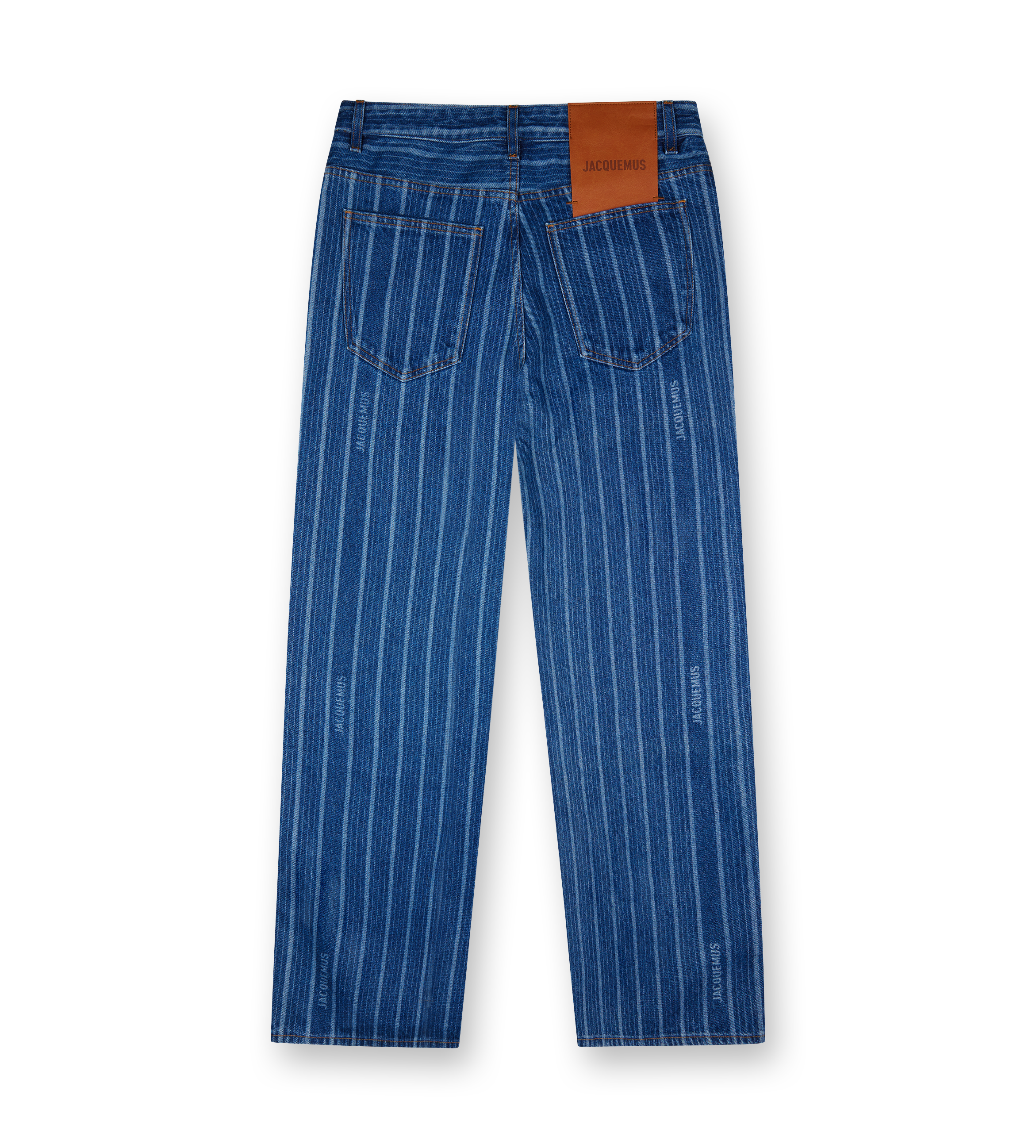 De-Nîmes Wide Leg Denim Pants