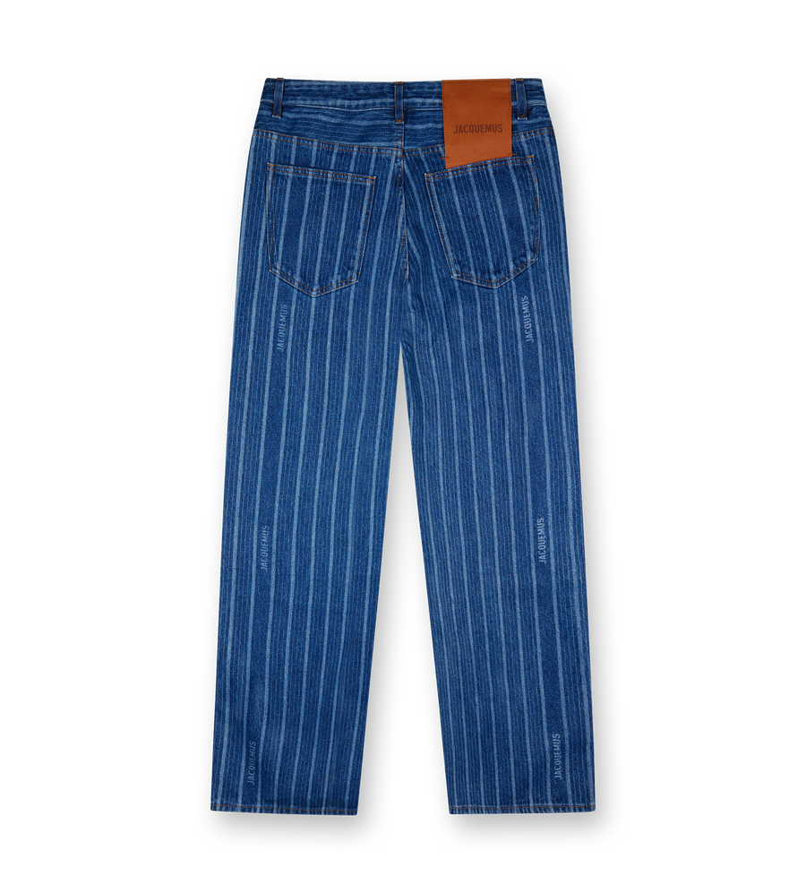 De-Nîmes Wide Leg Denim Pants