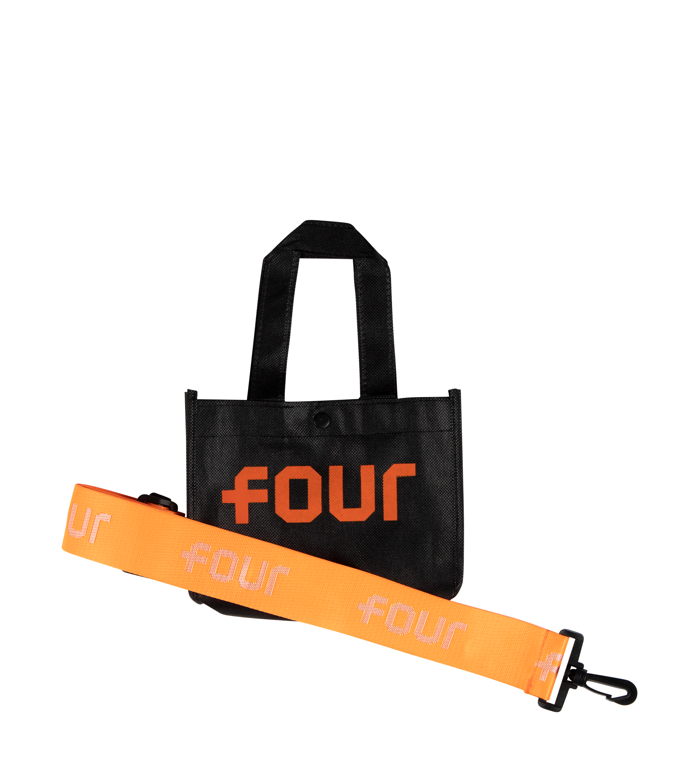 FOUR Logo Strap Neon Orange