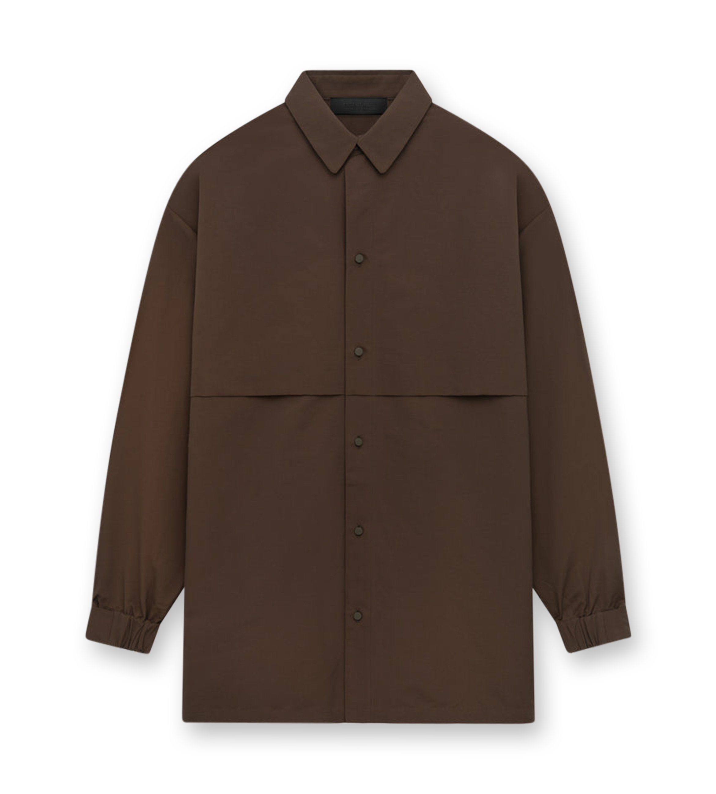 Military Nylon Overshirt Brown