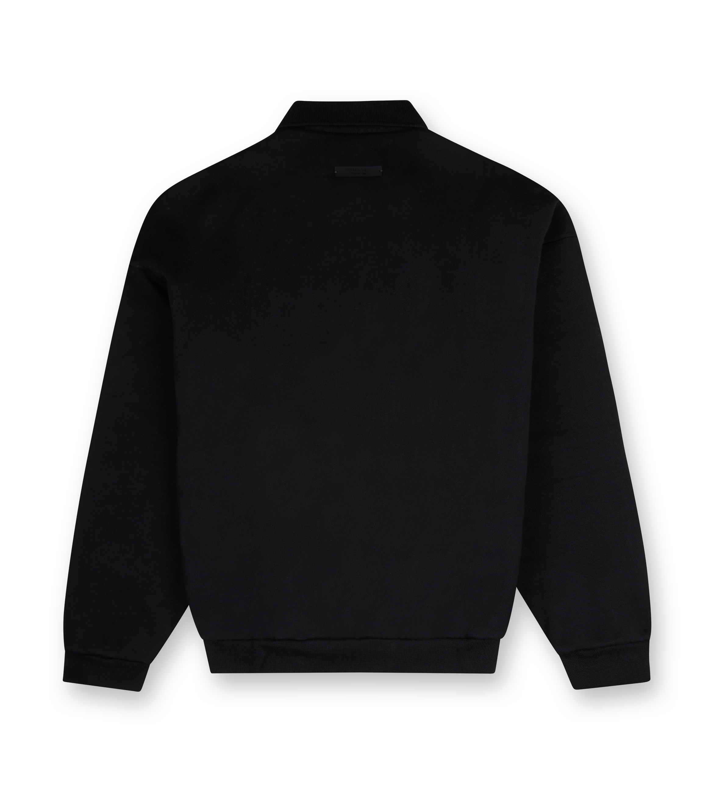 Fleece Polo Black