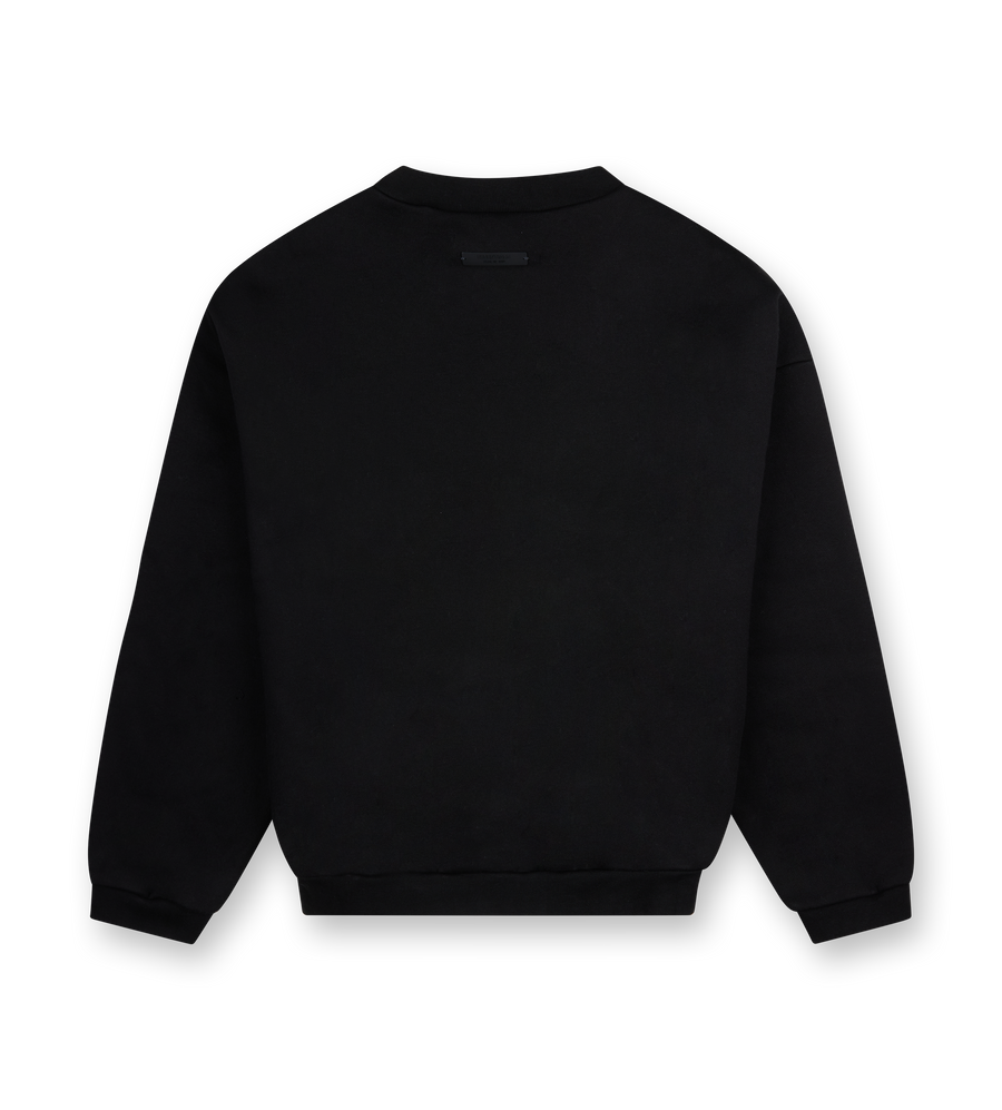 Fleece Crewneck Black