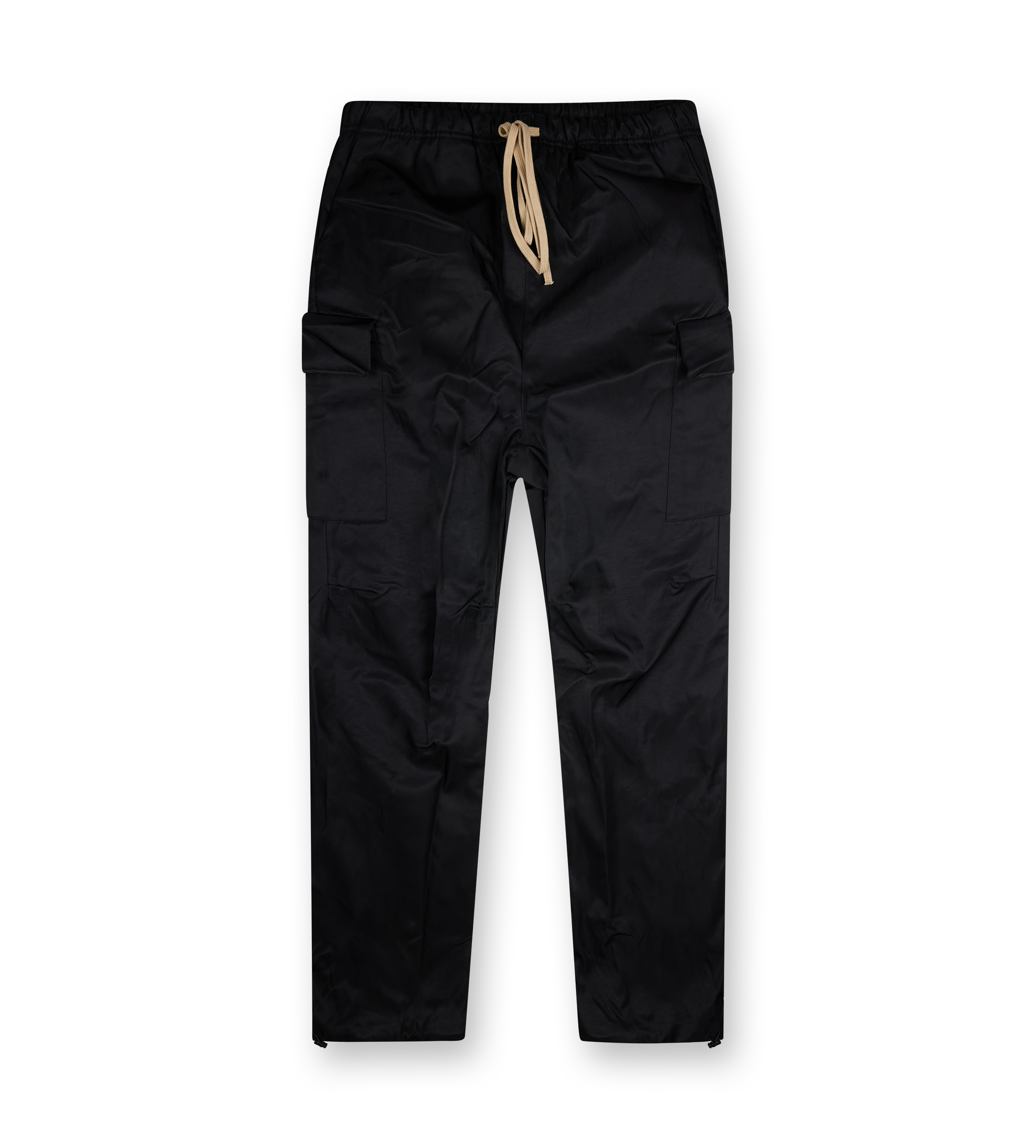 Textured Nylon Field Pants Black