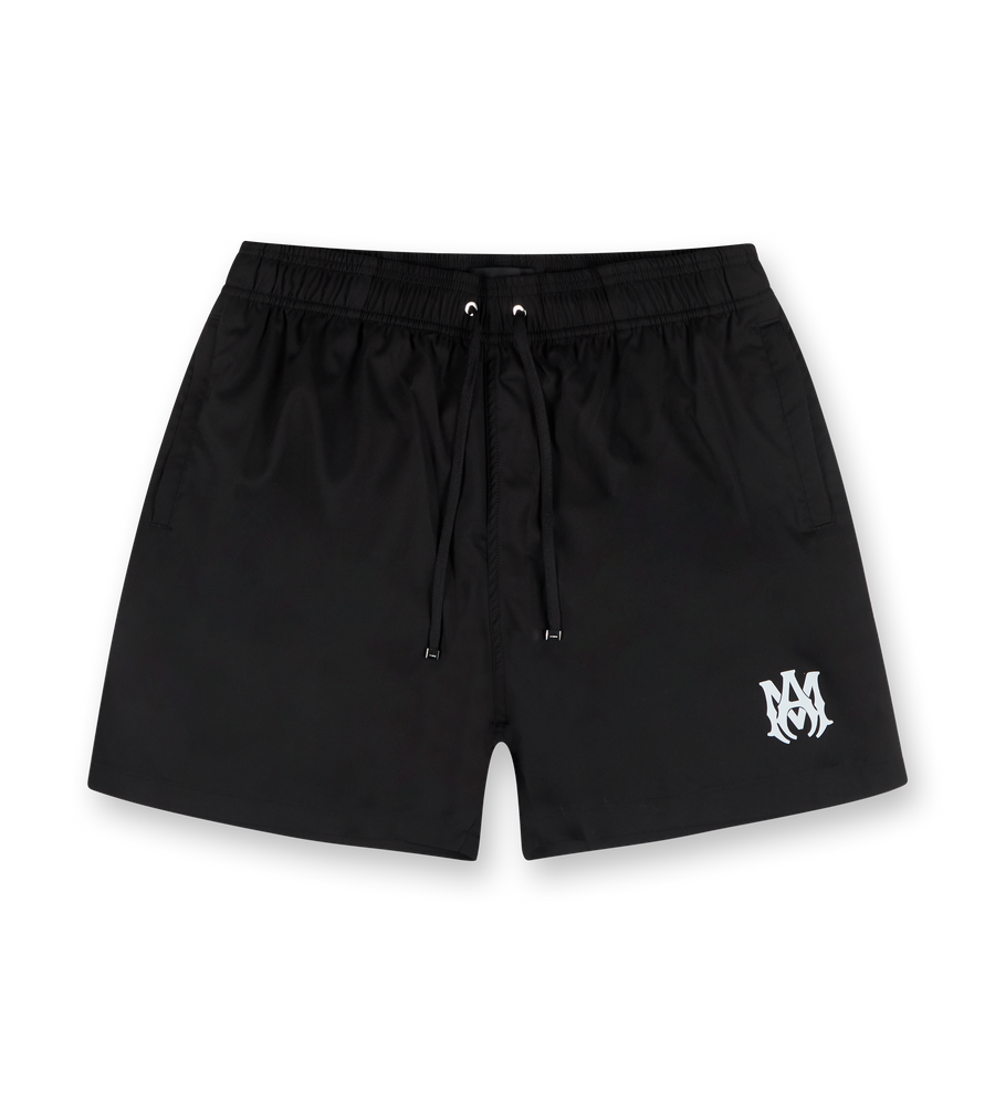 Logo Printed Swimshort Black