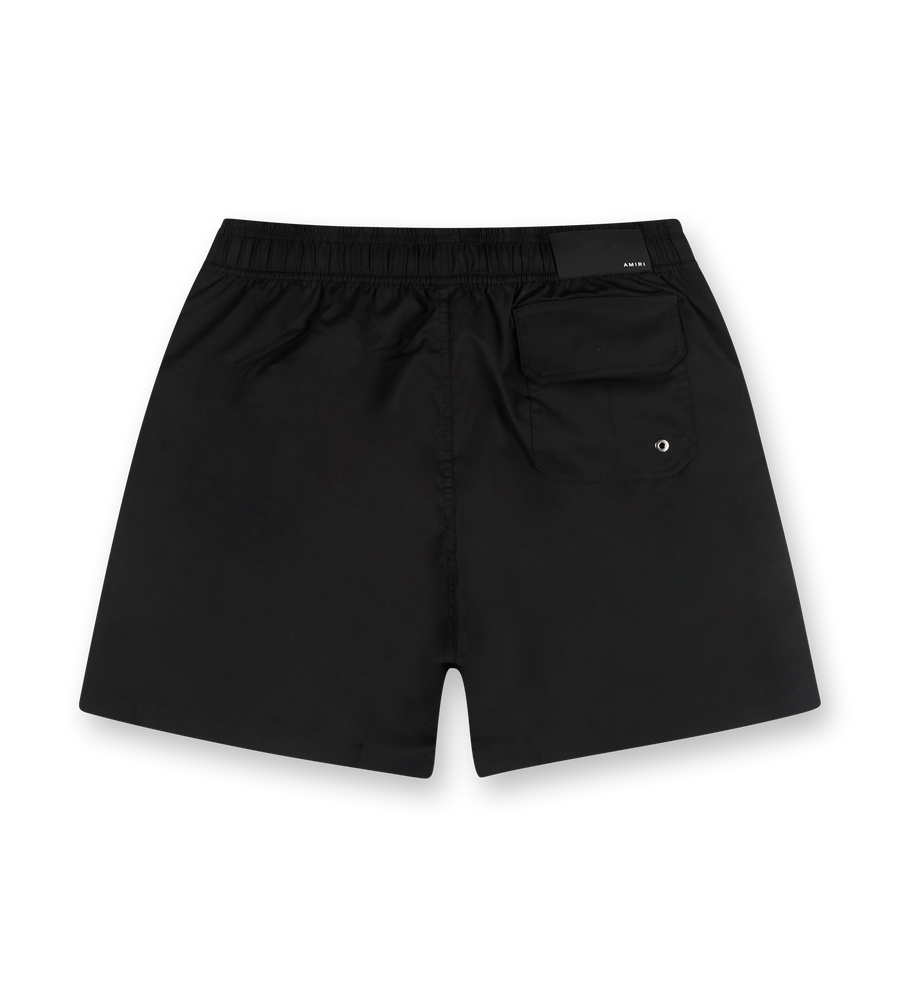 Logo Printed Swimshort Black