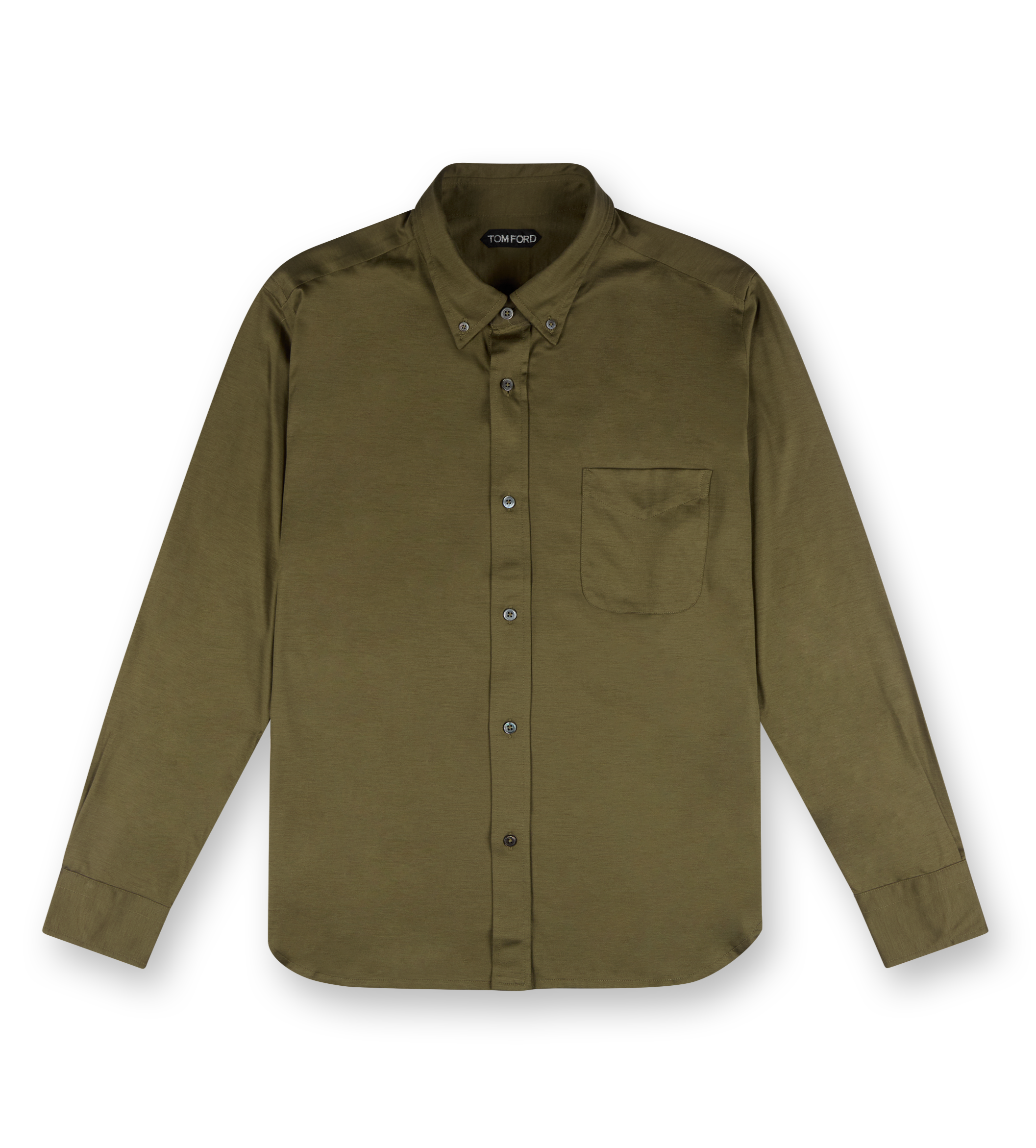 Button-Down Shirt Olive Green