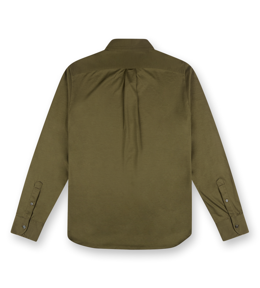 Button-Down Shirt Olive Green