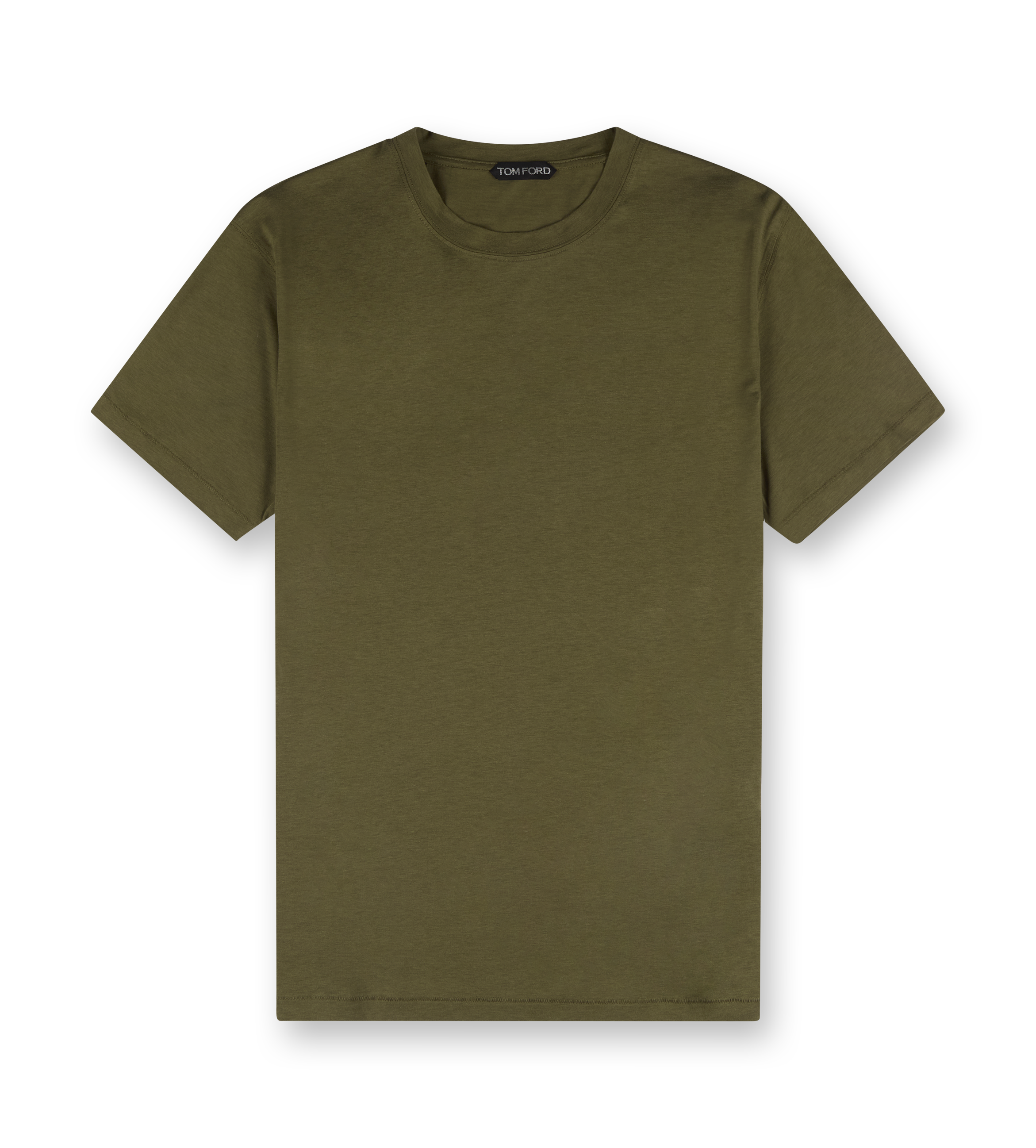 Crewneck T-shirt Olive Green