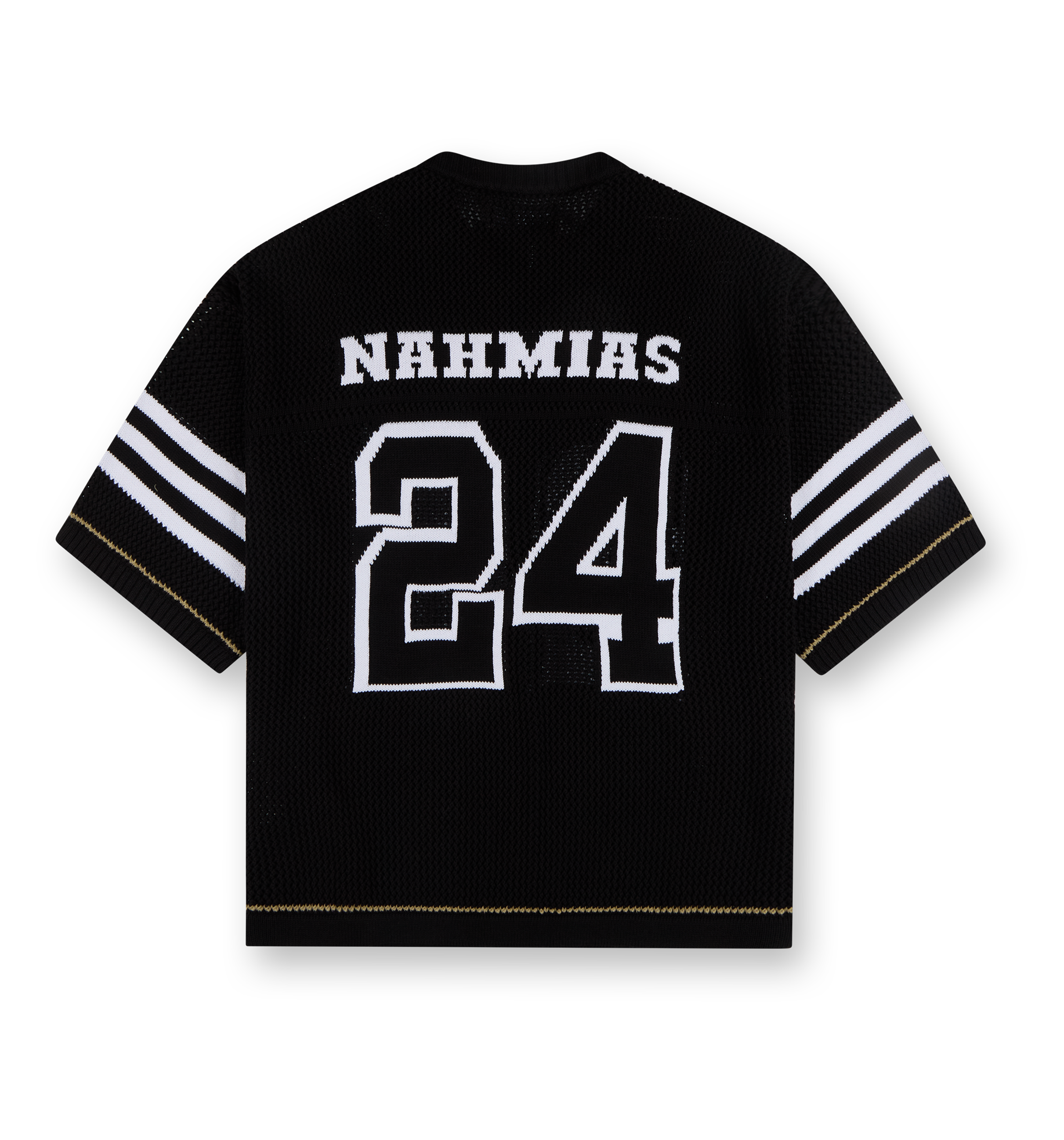 Knit 24 Football Shirt Black