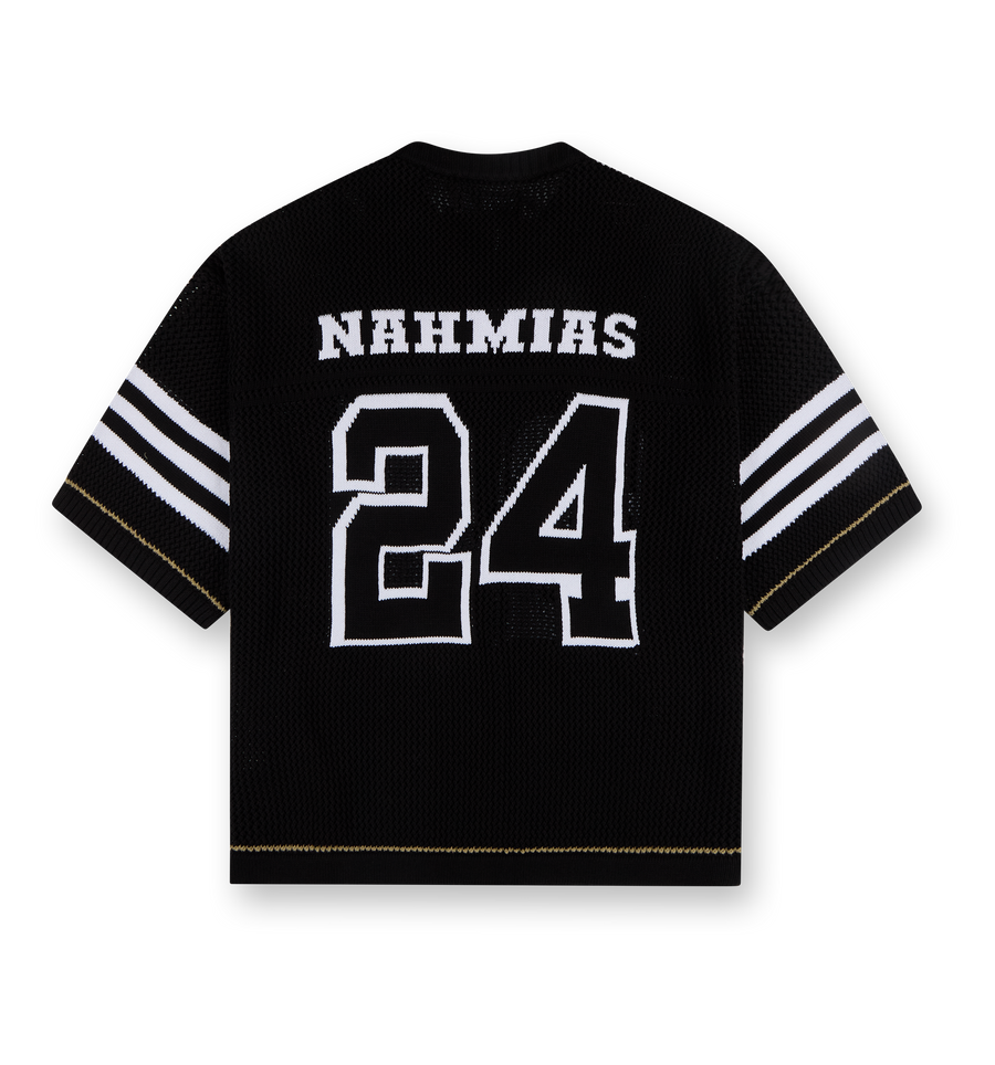 Knit 24 Football Shirt Black