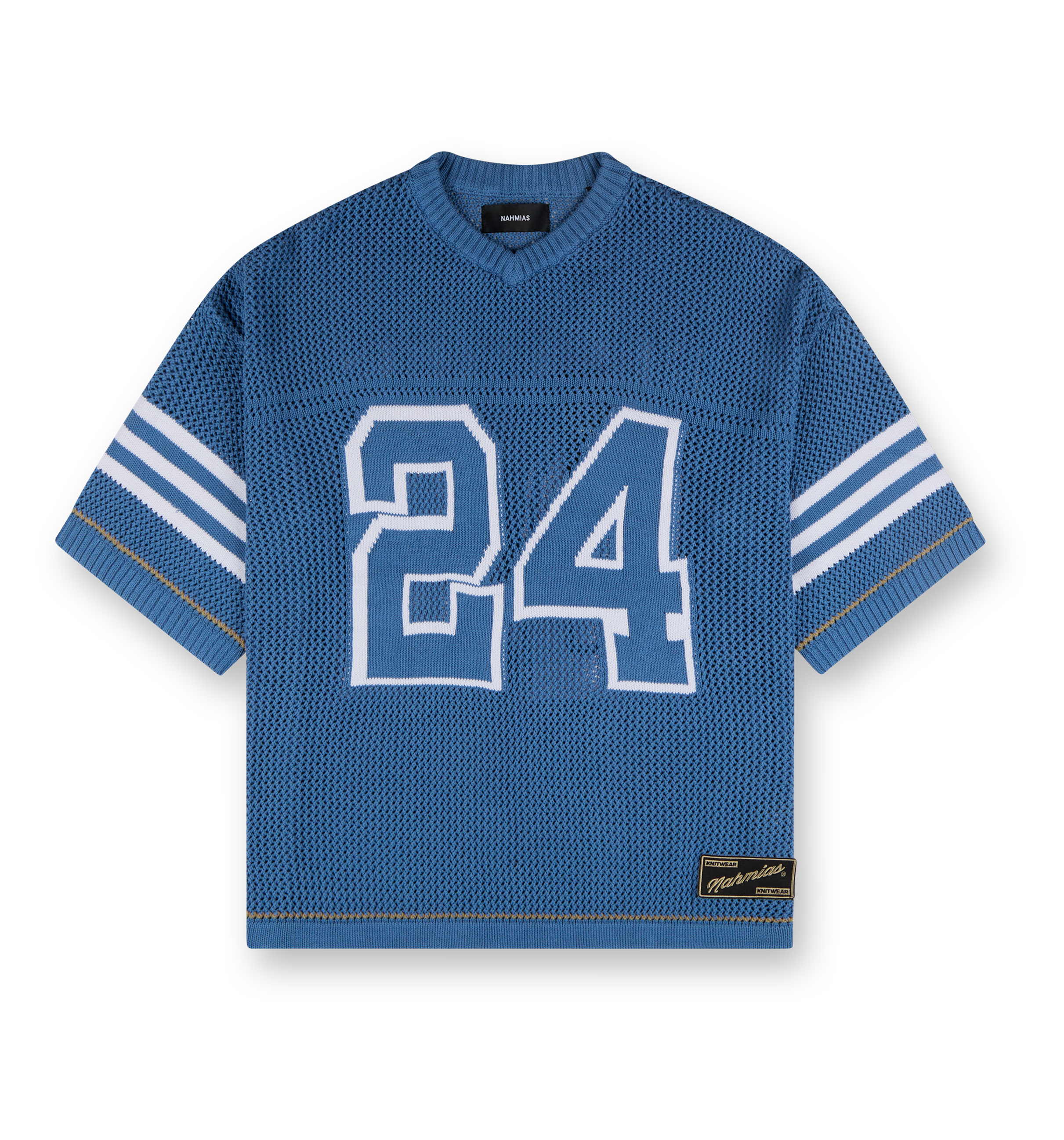 Knit 24 Football Shirt Blue