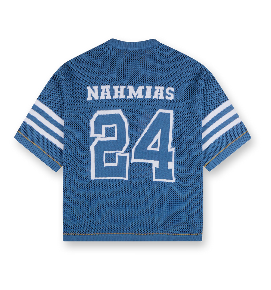 Knit 24 Football Shirt Blue