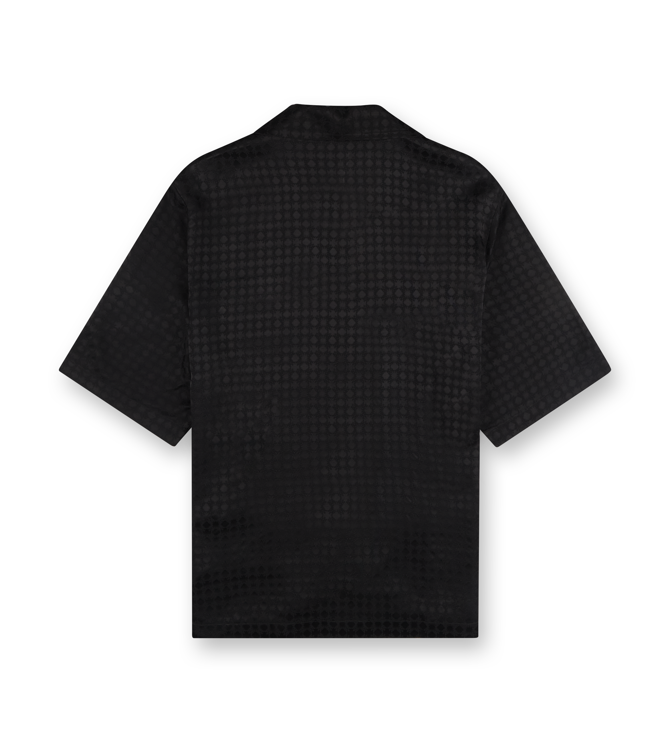 MA Quad Jacquard Camp Shirt Black