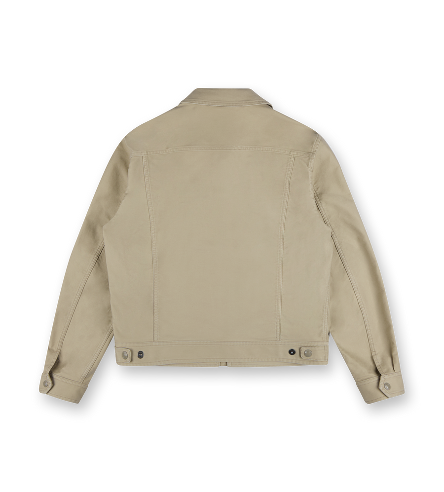 Cotton-Twill Jack Blouson Sand