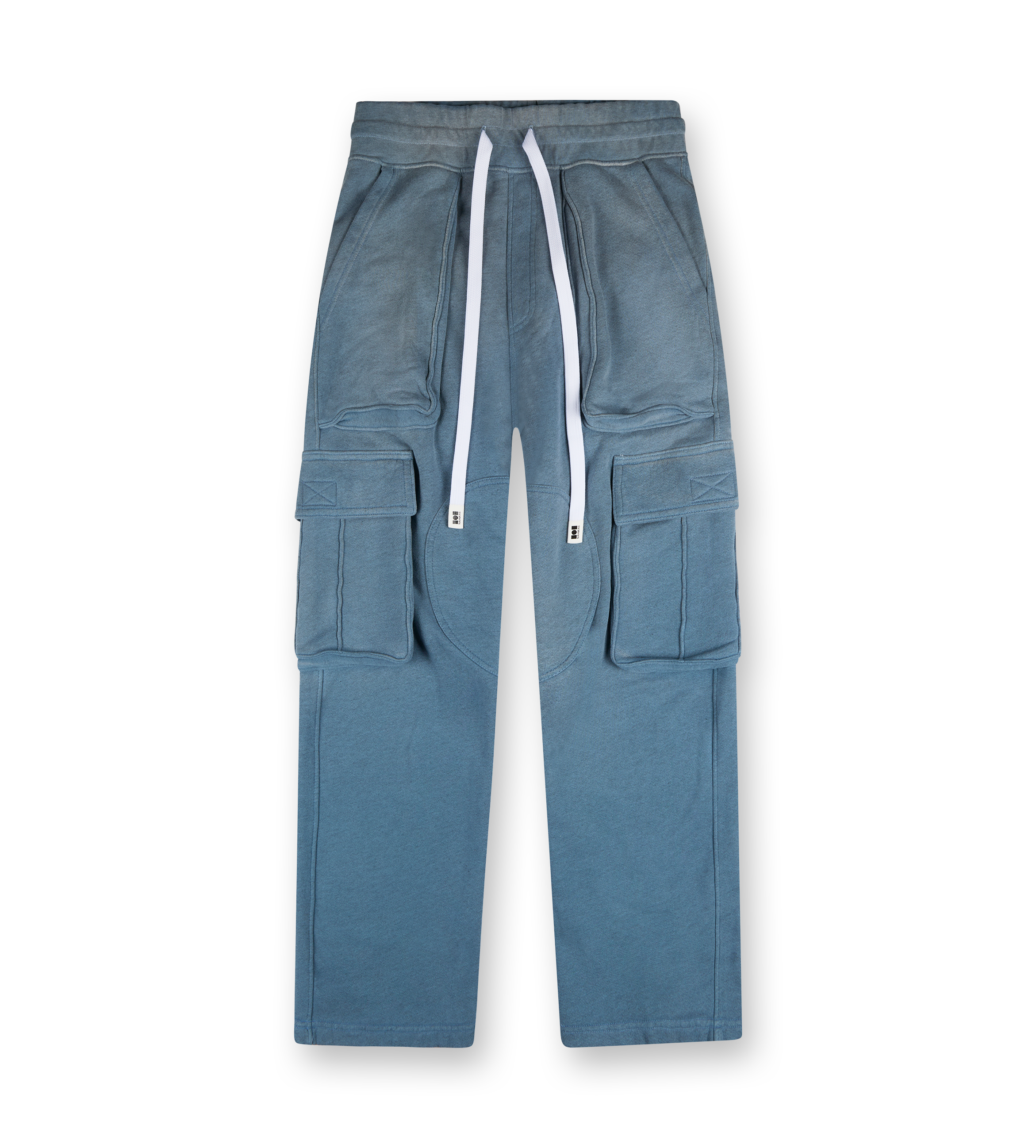 Logo Cargo Sweatpants Blue