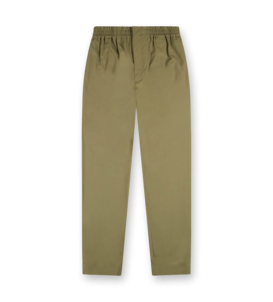 Tech Cotton Trousers Algae