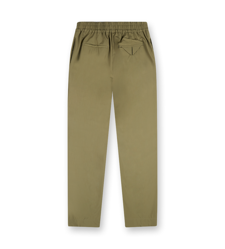 Tech Cotton Trousers Algae