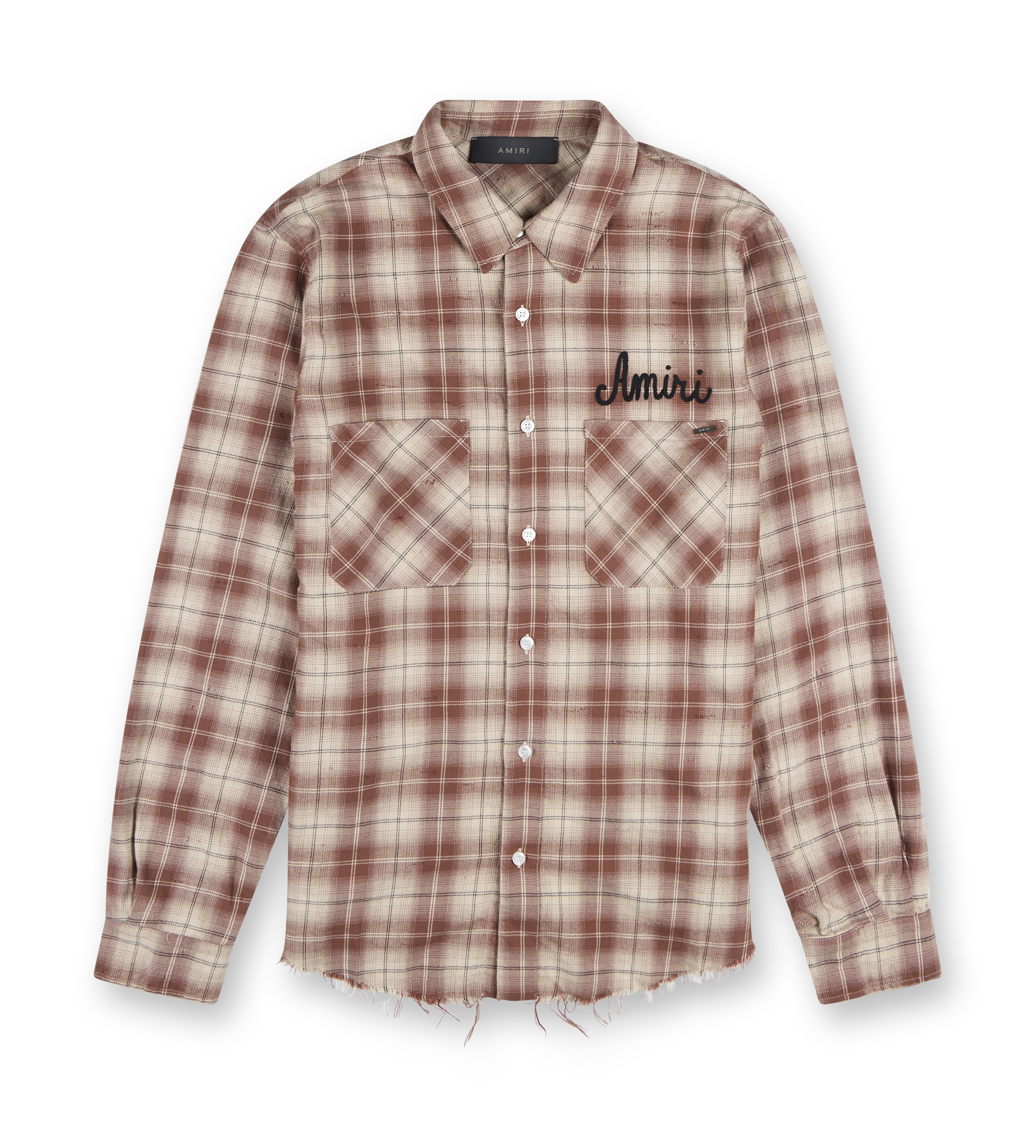 Shotgun Flannel Shirt Red Beige