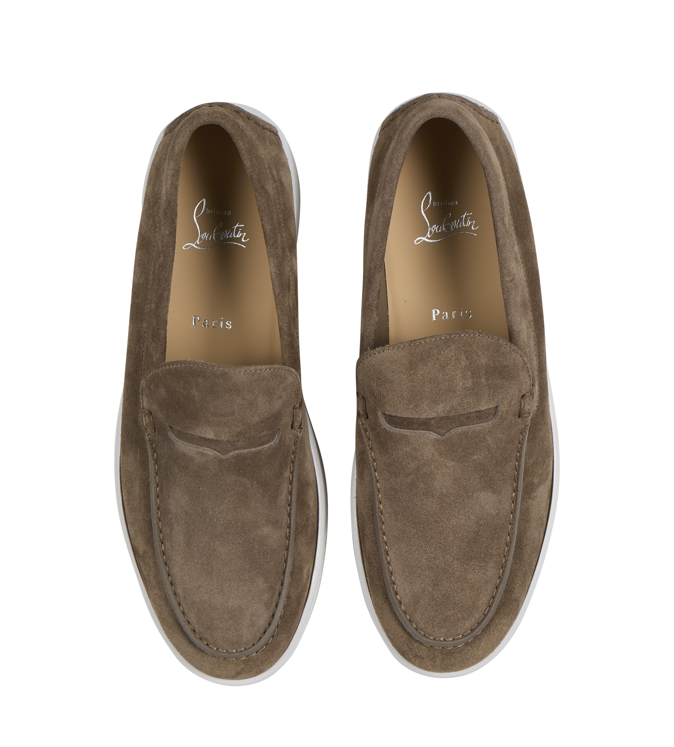 Paqueboat Suede Loafers Brown