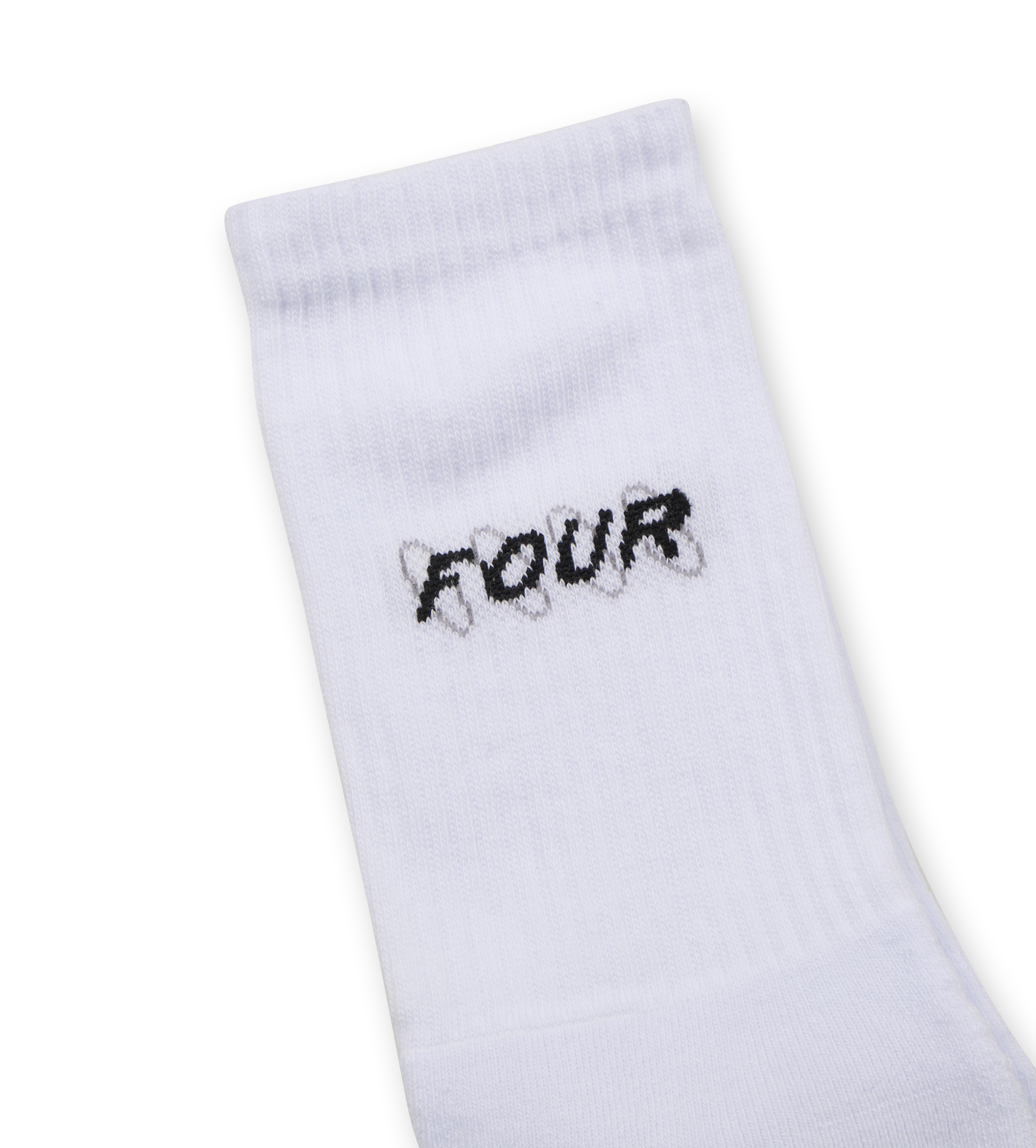 Single Pack Socks Circles White