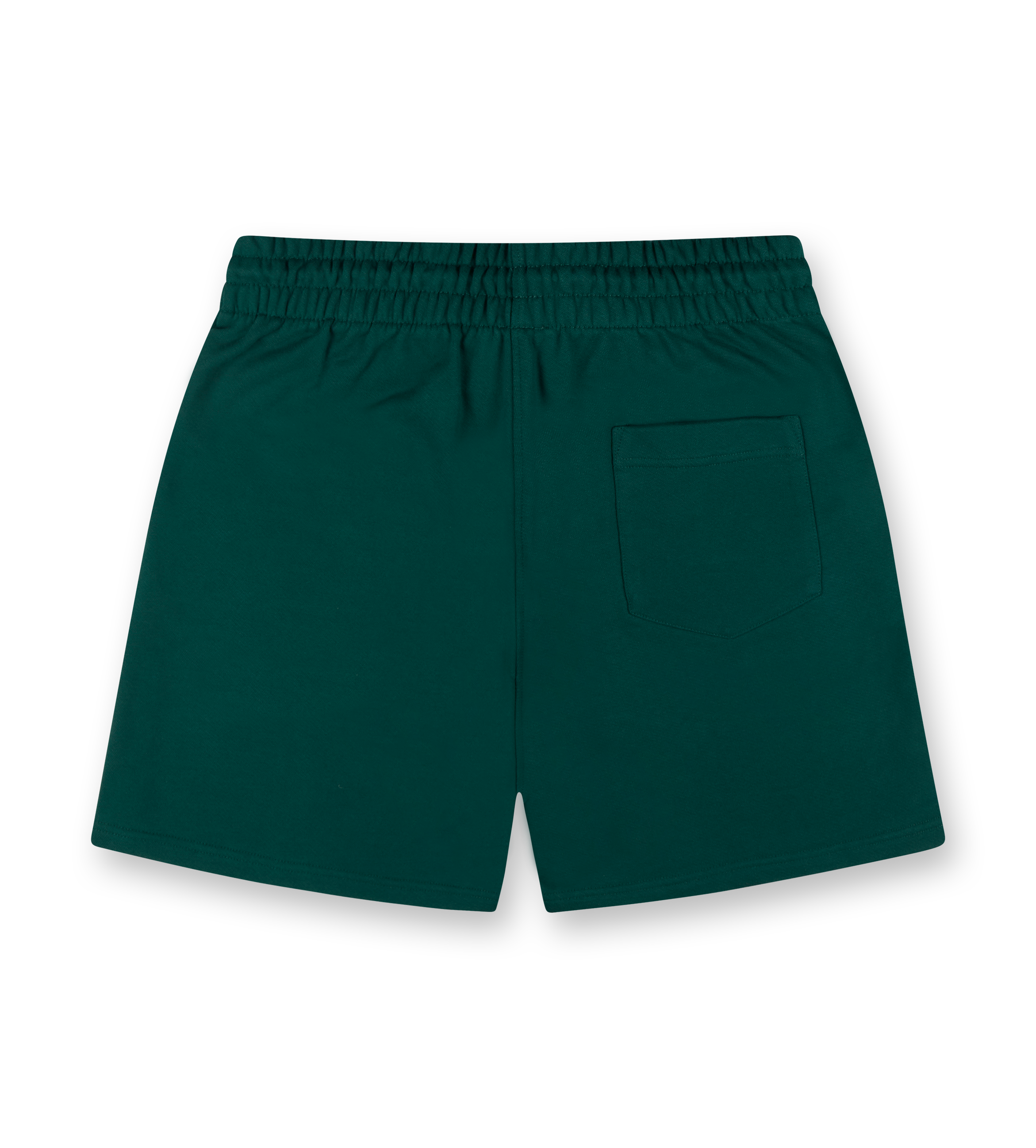 Gothic Stacked Logo Screen Printed Sweatshorts Green