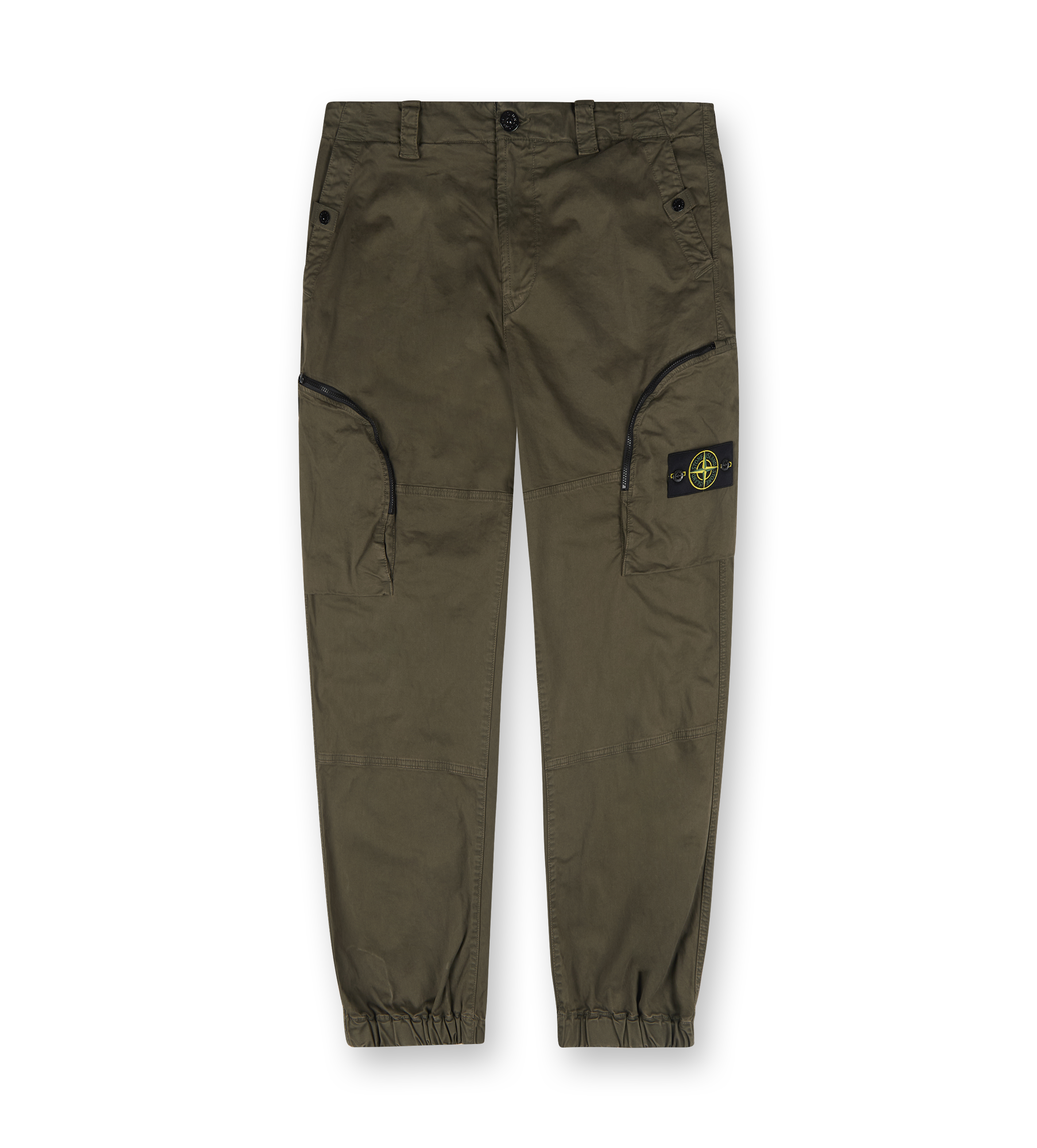 Cargo Jogger Trousers Military Green