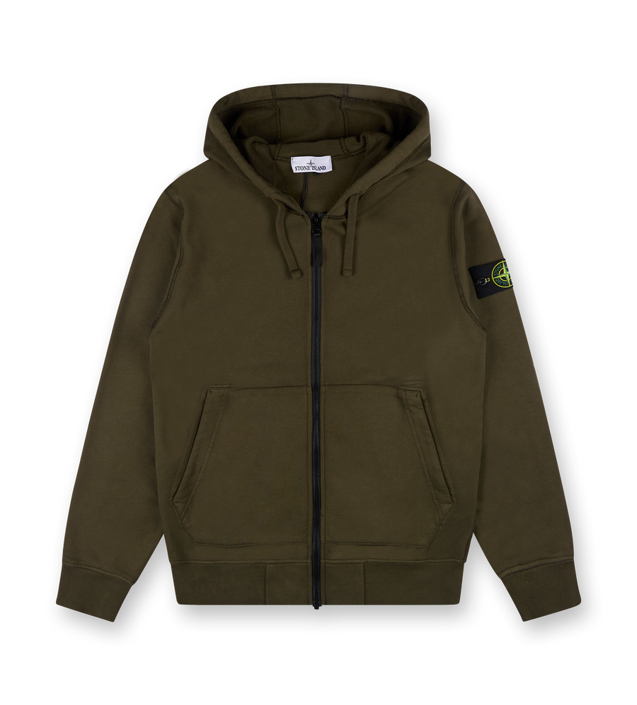 Fleece Hoodie Military Green