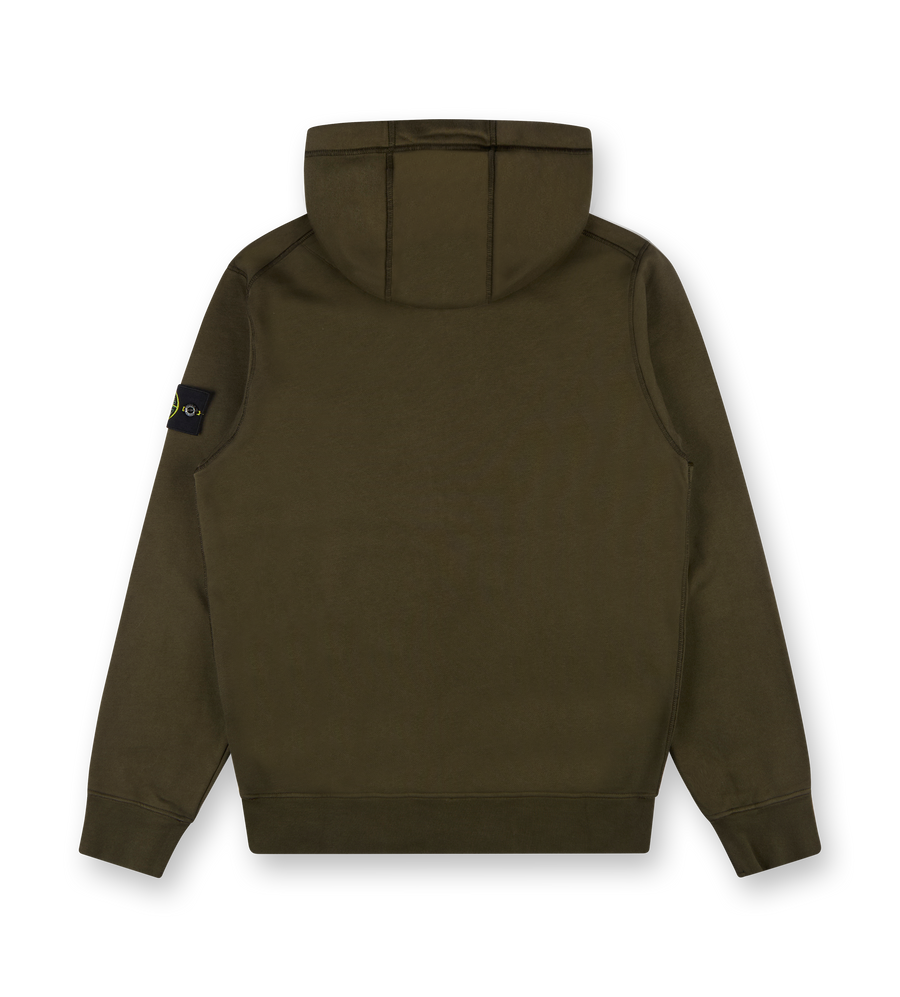 Fleece Hoodie Military Green