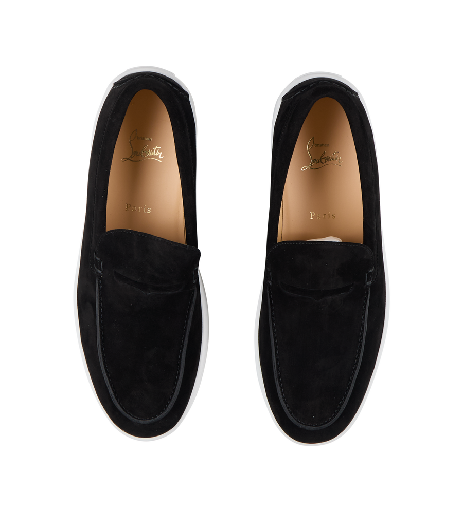 Paqueboat Suede Loafers Black