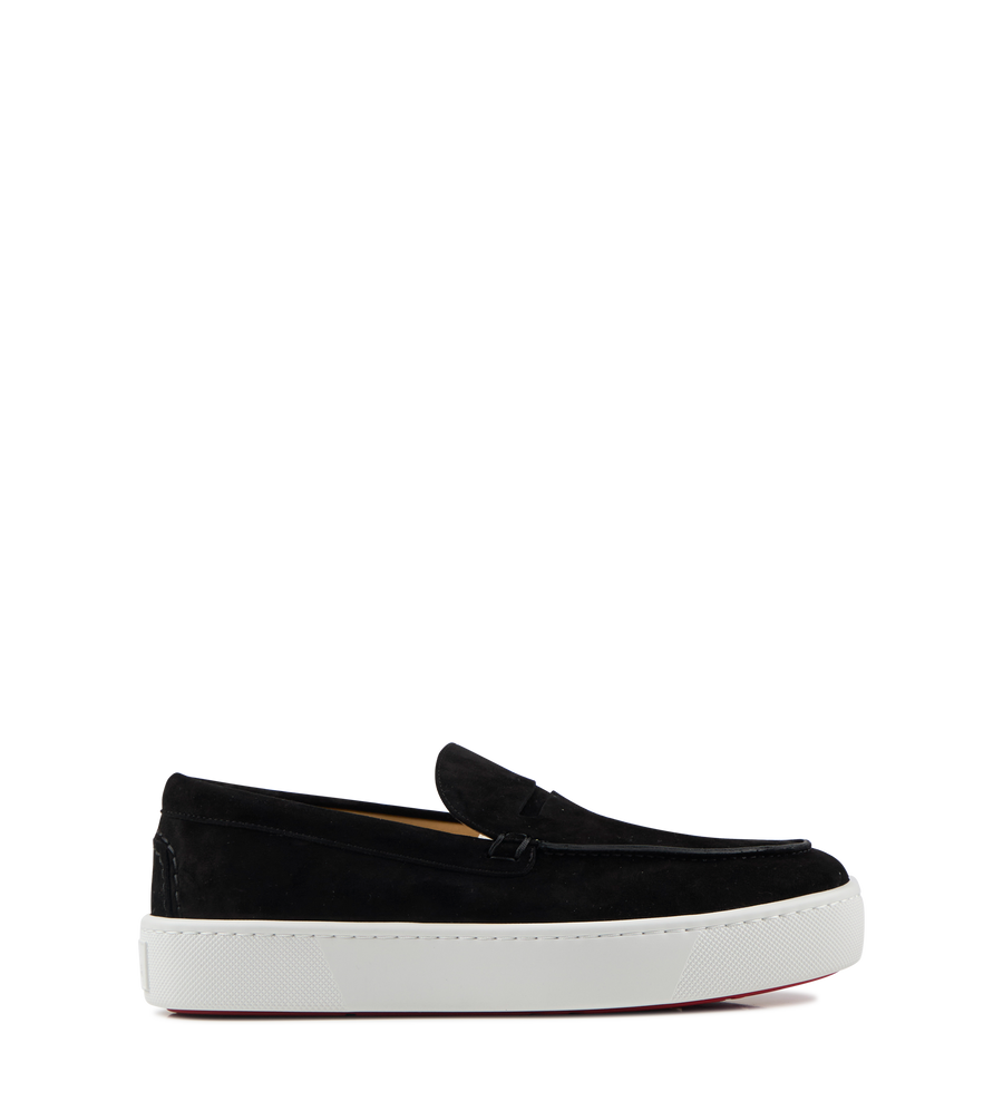 Paqueboat Suede Loafers Black