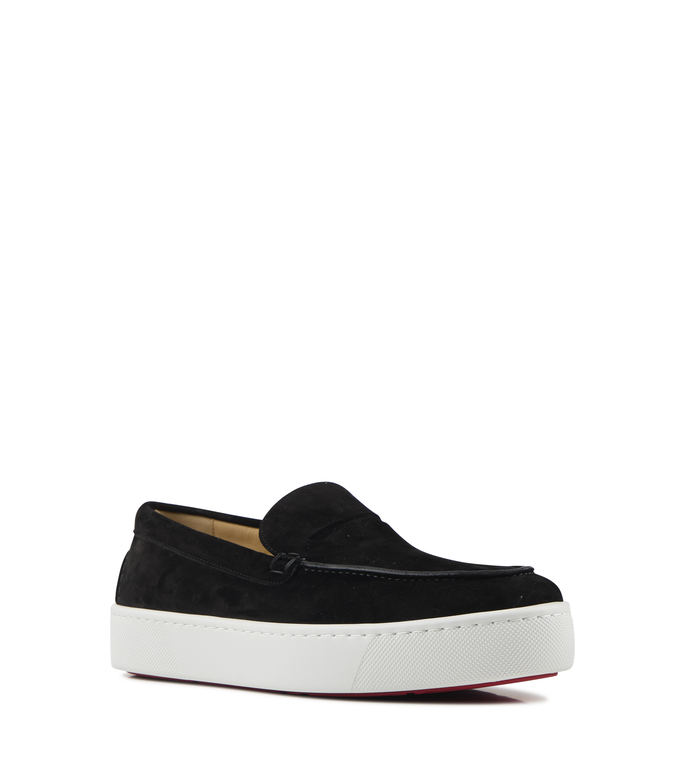 Paqueboat Suede Loafers Black