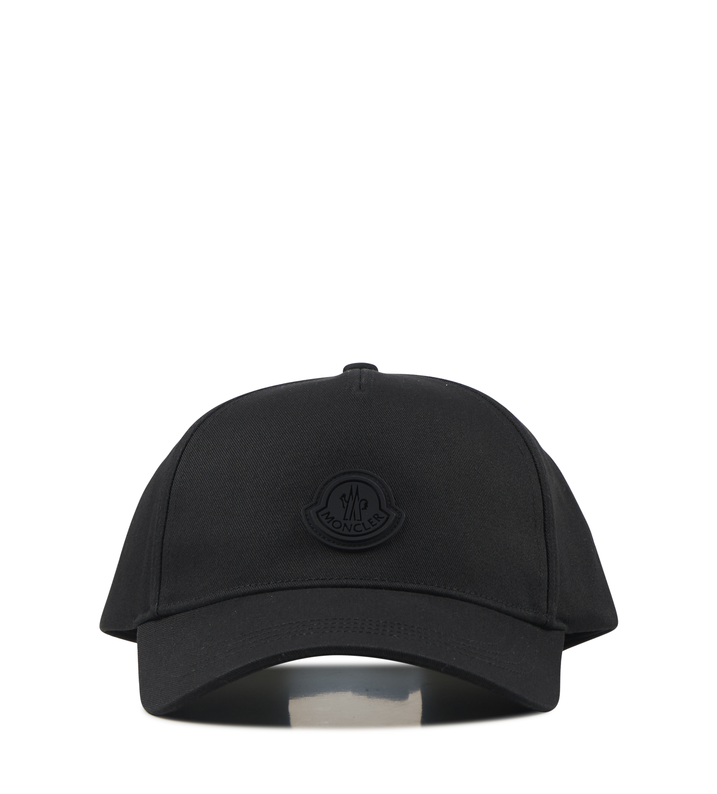 Logo Patch Baseball Cap Black