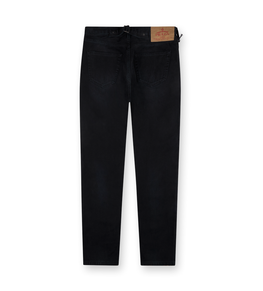 Tapered Black Jeans