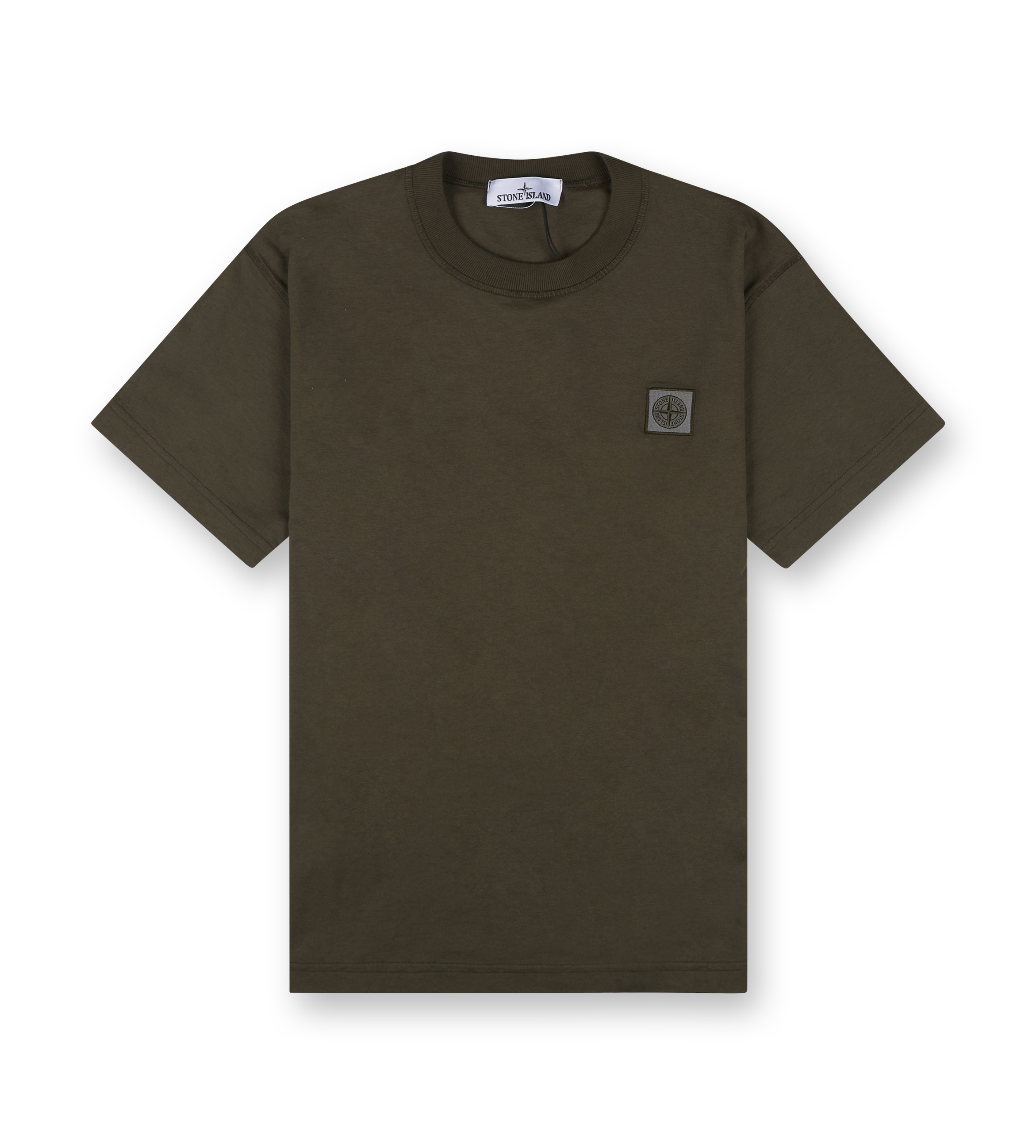 Organic Cotton 'Fissato' T-shirt Military Green