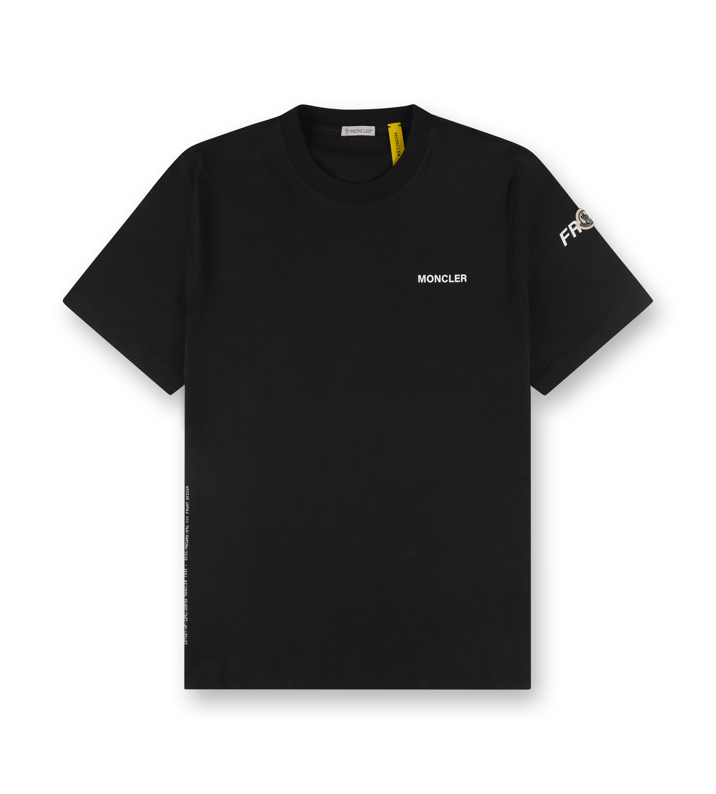 Moncler x FRGMT Maxi Logo Cotton T-Shirt Black