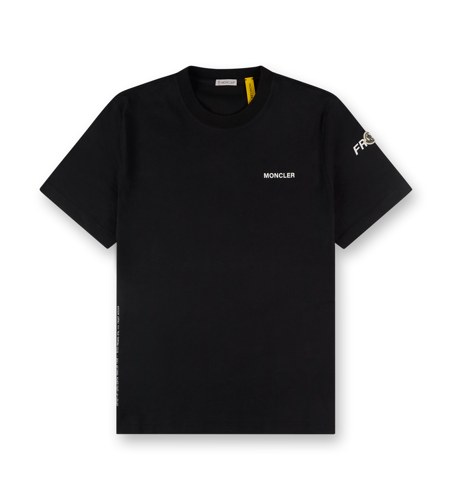 Moncler x FRGMT Maxi Logo Cotton T-Shirt Black